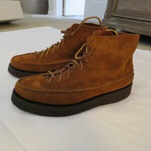 NEW Yuketen Suede Sneaker Moc High Boots Golden Brown 11H EE $843 Retail